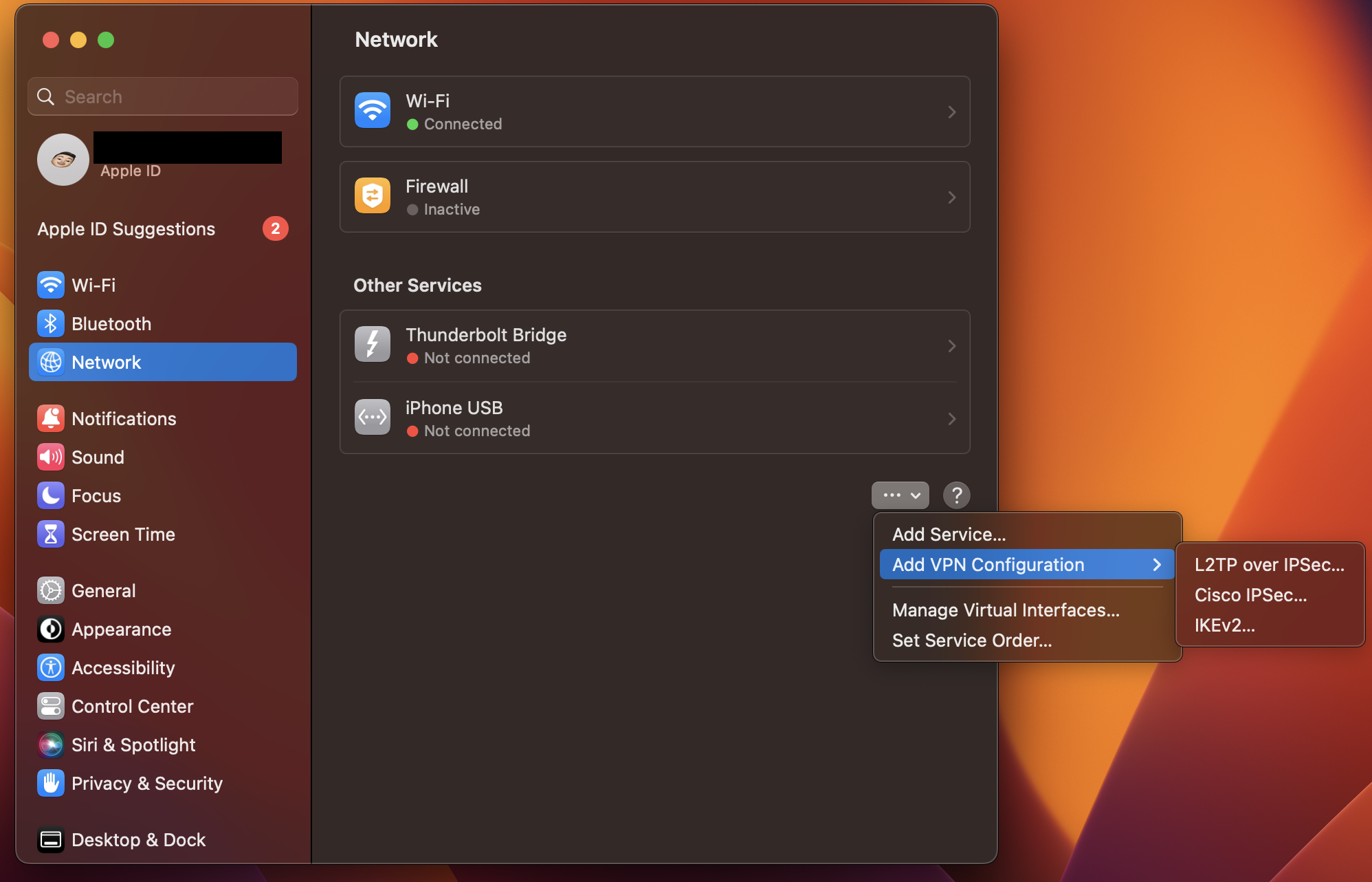 How To Create a VPN Connection on MacOS
