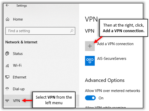 VPN Settings